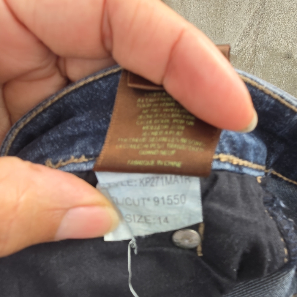 Kut from the Kloth Dark Blue Denim Jeans - Picture 6 of 11